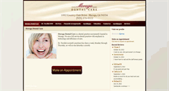 Desktop Screenshot of moragadentalcare.com